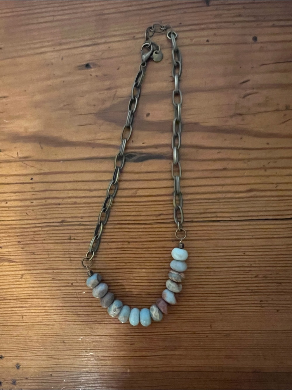 8” beaded necklace